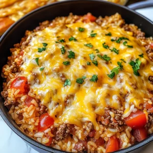 Cheesy Taco Rice Recipe
