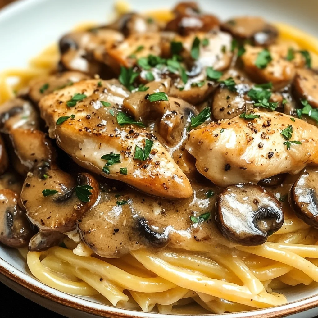 Chicken Marsala Pasta