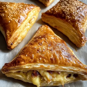 Chicken Puff Pastry Pockets