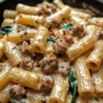 Creamy Sausage Rigatoni
