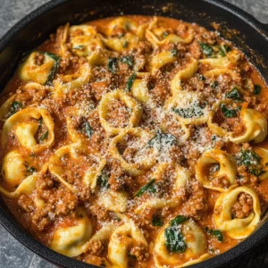 Creamy Spinach Tomato Tortellini Recipe