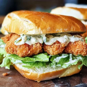 Crispy Chicken Caesar Sandwich