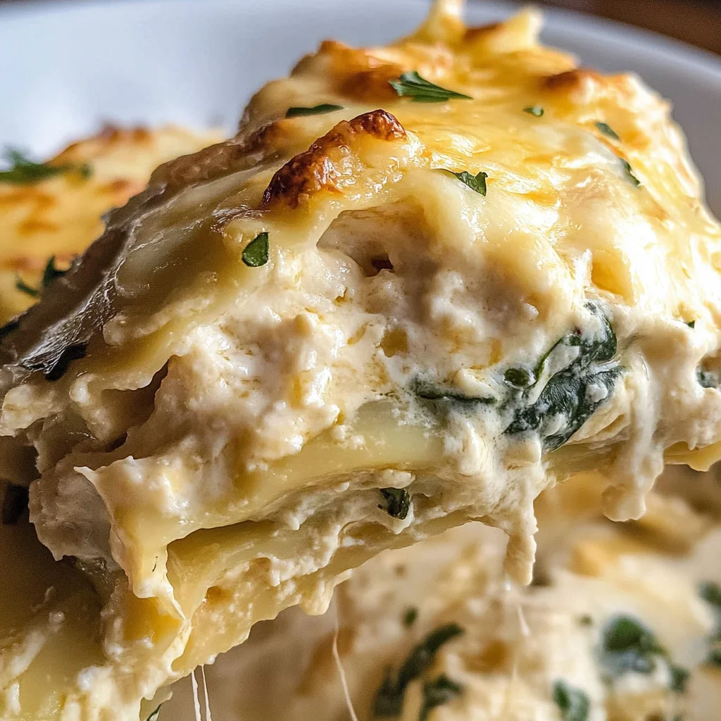 Crock Pot Chicken Lasagna