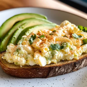 Egg Salad with Cottage Cheese - no mayo!