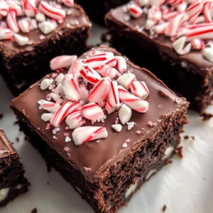 Festive Peppermint Brownies Everyone Will Love
