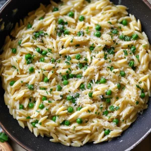 Garlic Parmesan Orzo Pasta Recipe