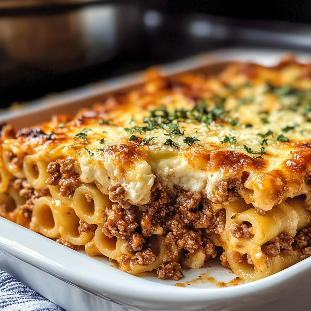 Greek Pastitsio (Baked Pasta with Ground Beef & Béchamel)