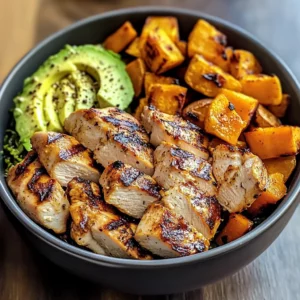Grilled Chicken & Sweet Potato Bowl