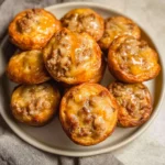 High-Protein Pancake Sausage Mini Muffins