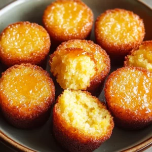 Honey Butter Cornbread Poppers