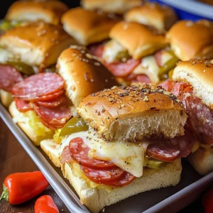 Hot Italian Sub Sliders