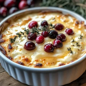 Irresistible Warm Cranberry-White Cheddar Holiday Dip
