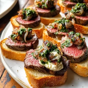 Irresistibly Delicious Steak Crostini