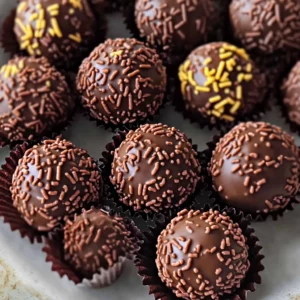 Juicy Orange Chocolate Christmas Truffles