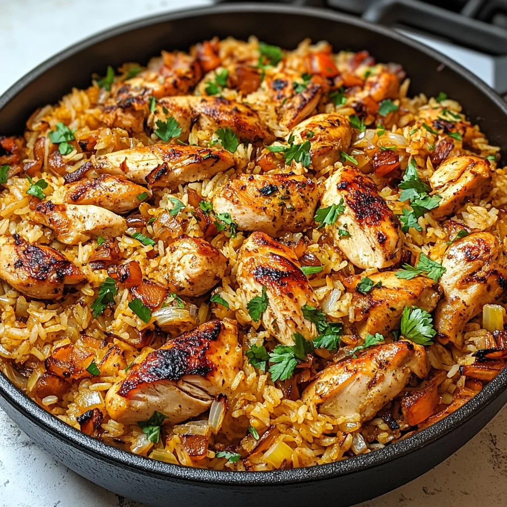 One Pot Shawarma Chicken and Rice