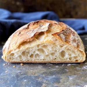 Rustic Italian Crusty Bread Recipe