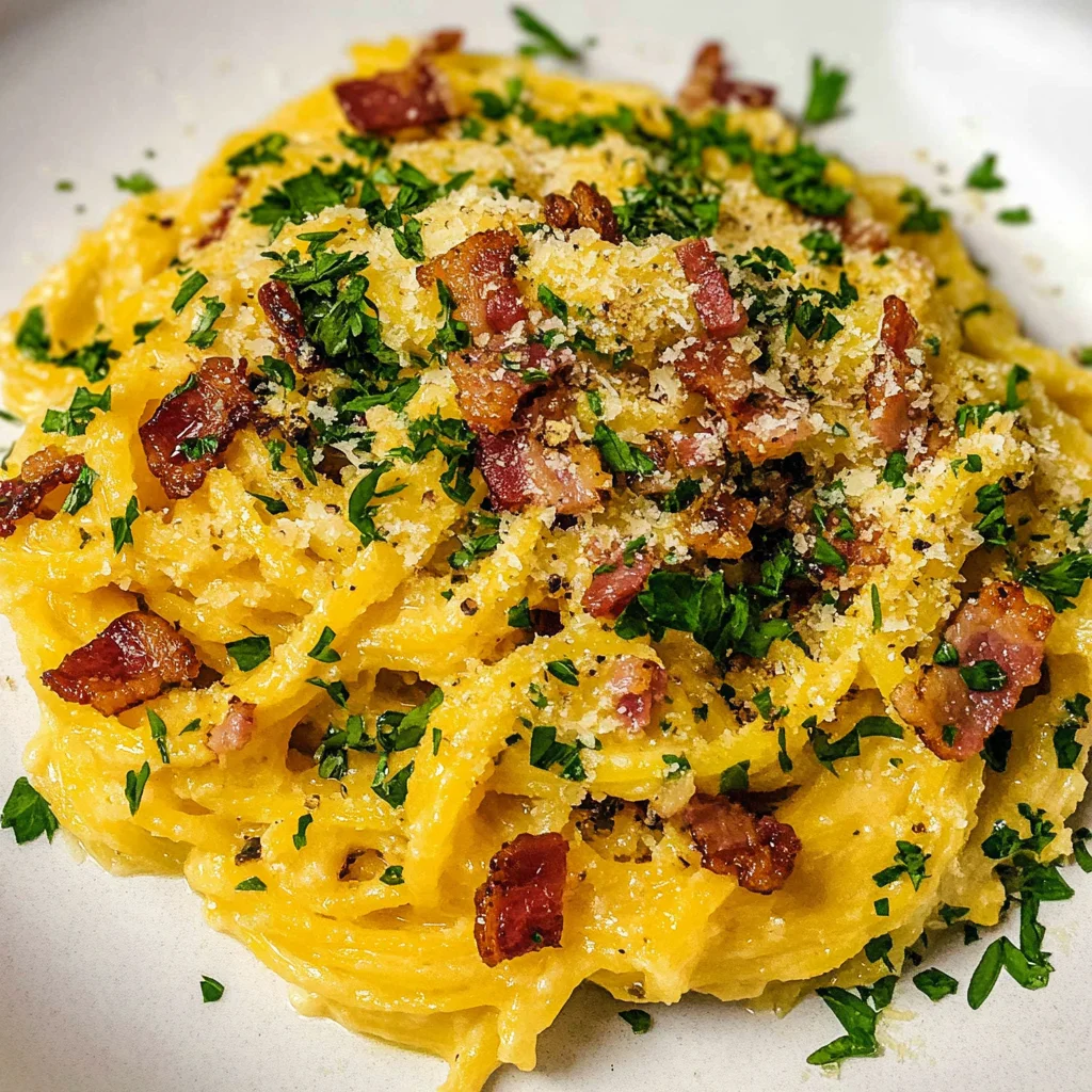 Spaghetti Squash Carbonara