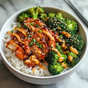 Sticky Chicken Bowls Recipe