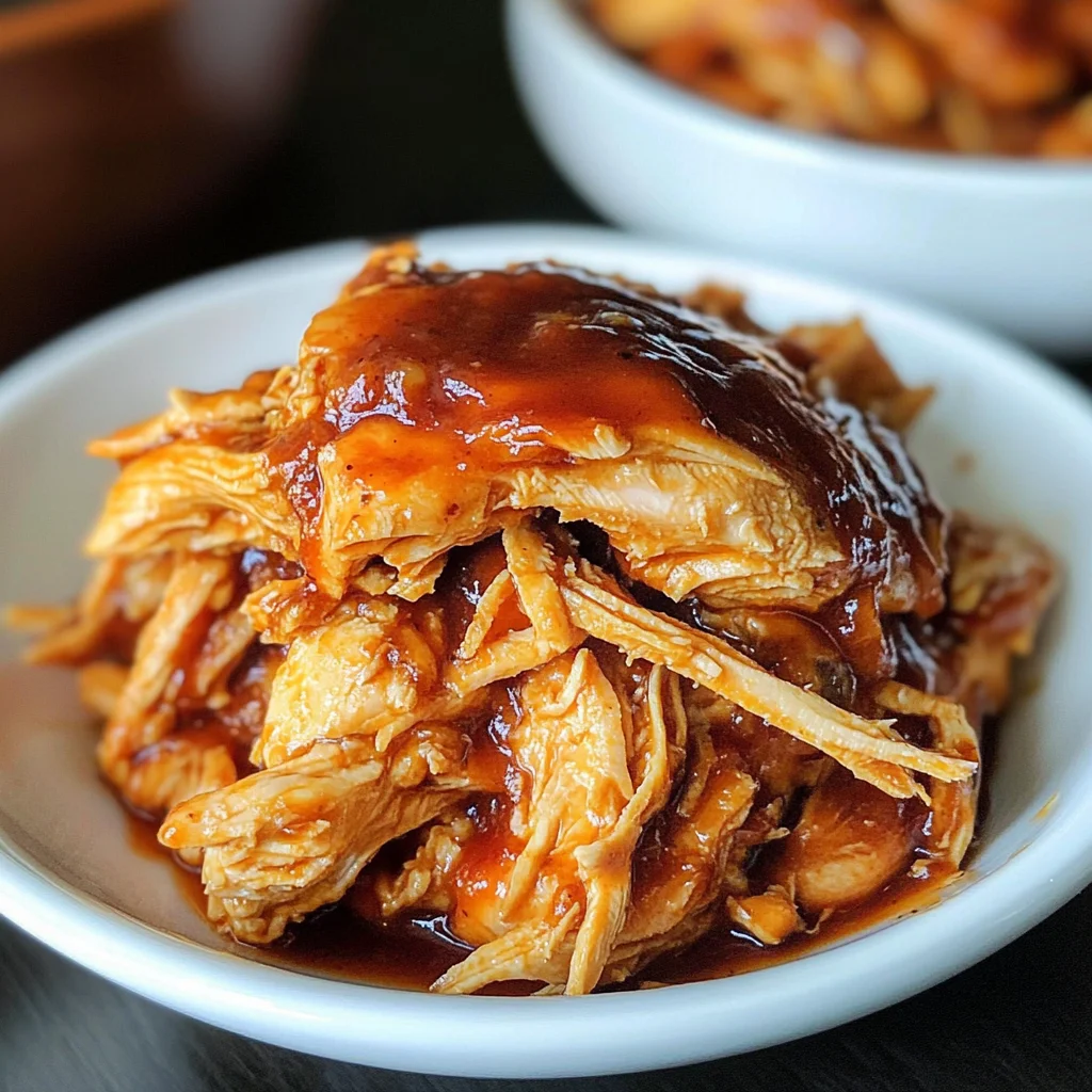 The Best Crockpot BBQ Chicken (Easy Pulled Chicken)