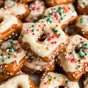 White Chocolate Peanut Butter Pretzel Bites