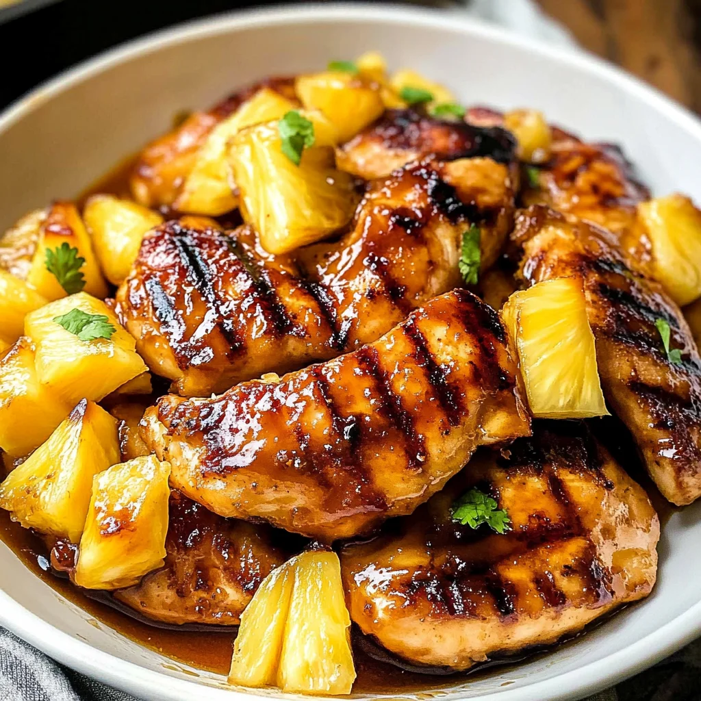 brown sugar pineapple chicken