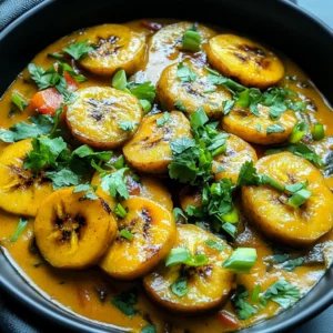 Caribbean-style Plantain Curry