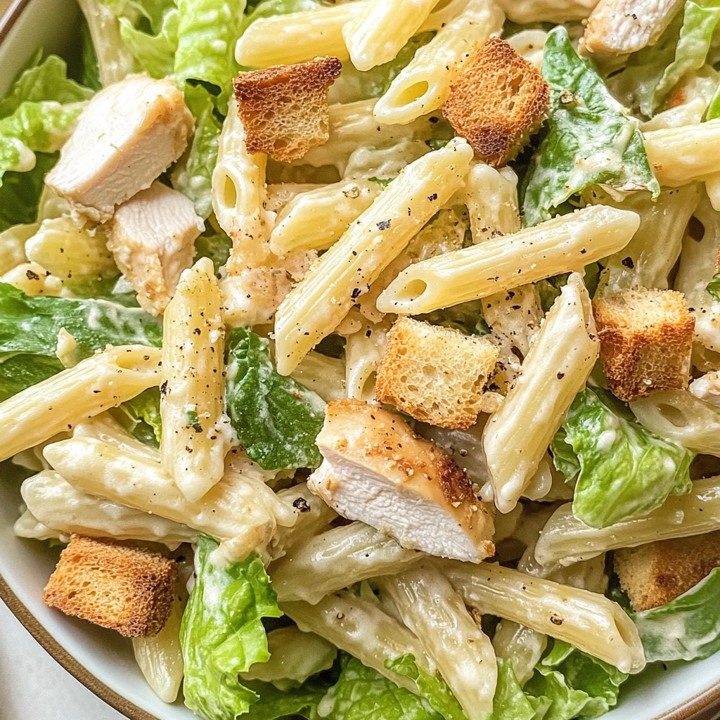 Chicken Caesar Pasta Salad