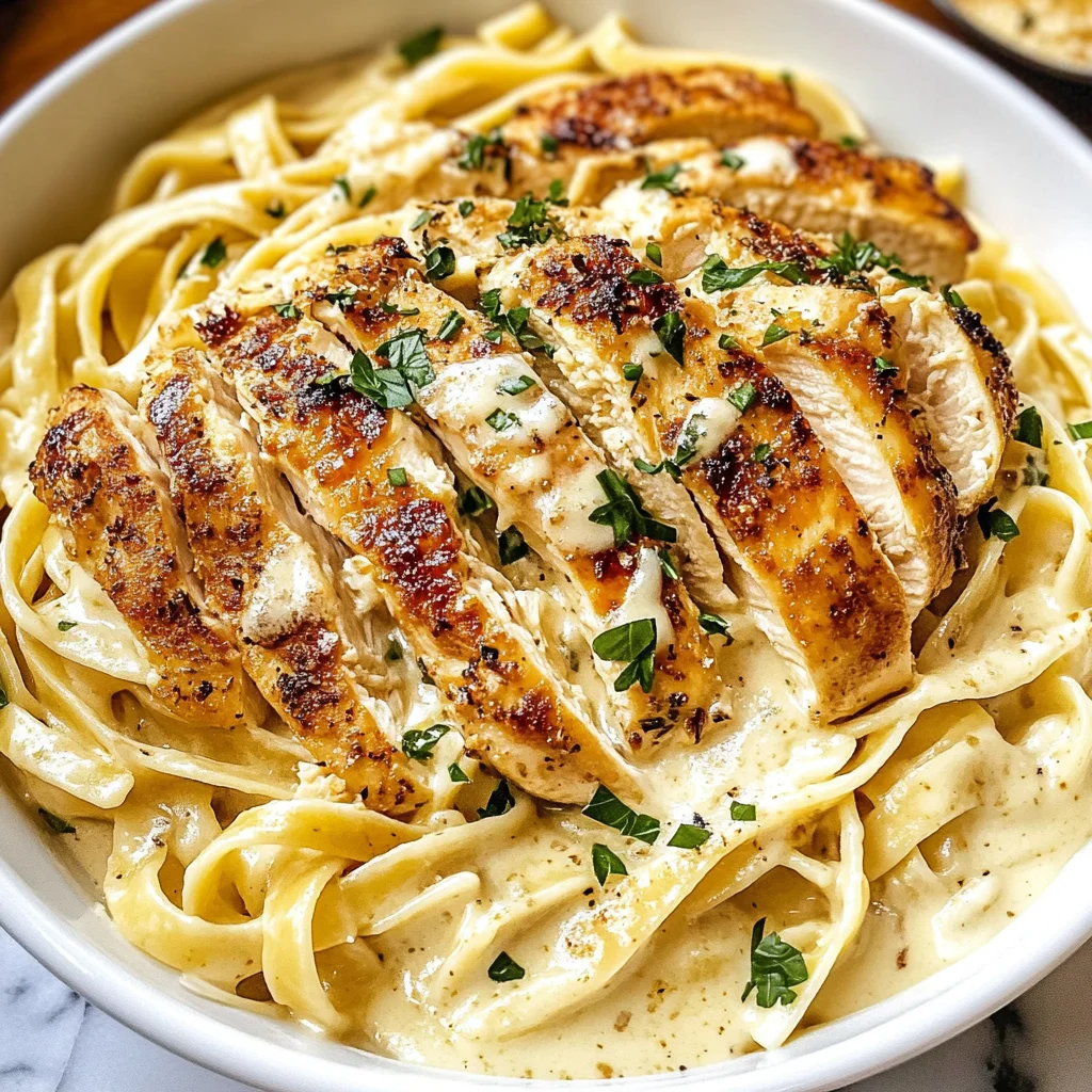 Chicken Fettuccine Alfredo