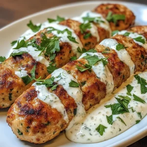 Chicken Kofta with Garlic Yogurt Sauce Recipe: A Must-Try!
