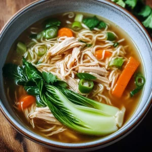 Chinese Chicken Noodle Soup