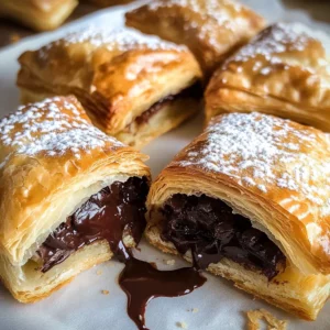 Chocolate Puff Pastries