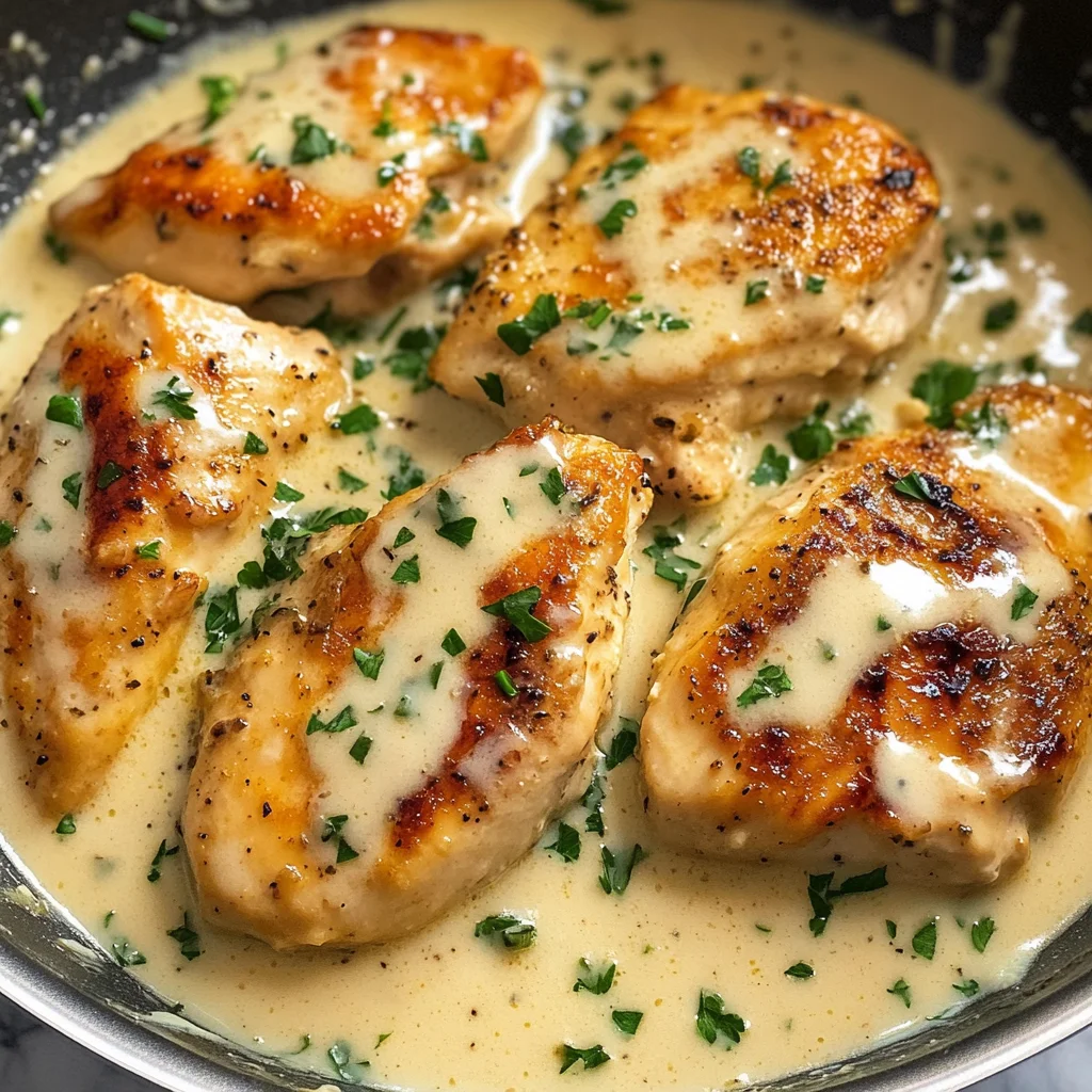 Creamy Garlic Parmesan Chicken Breast