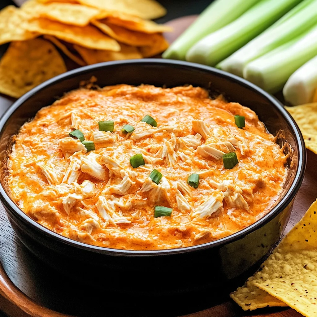 Crock Pot Buffalo Chicken Dip