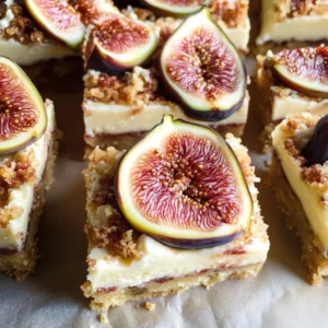 Decadent Fig and Cream Cheese Bars