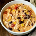 Easy Crock Pot Cream Cheese Chicken Chili