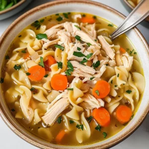Easy and Comforting Leftover Rotisserie Chicken Noodle Soup