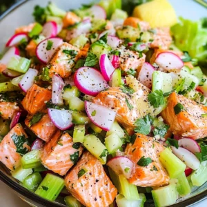 Flaky Salmon Salad
