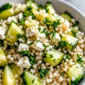 Flavorful Cucumber Couscous Salad