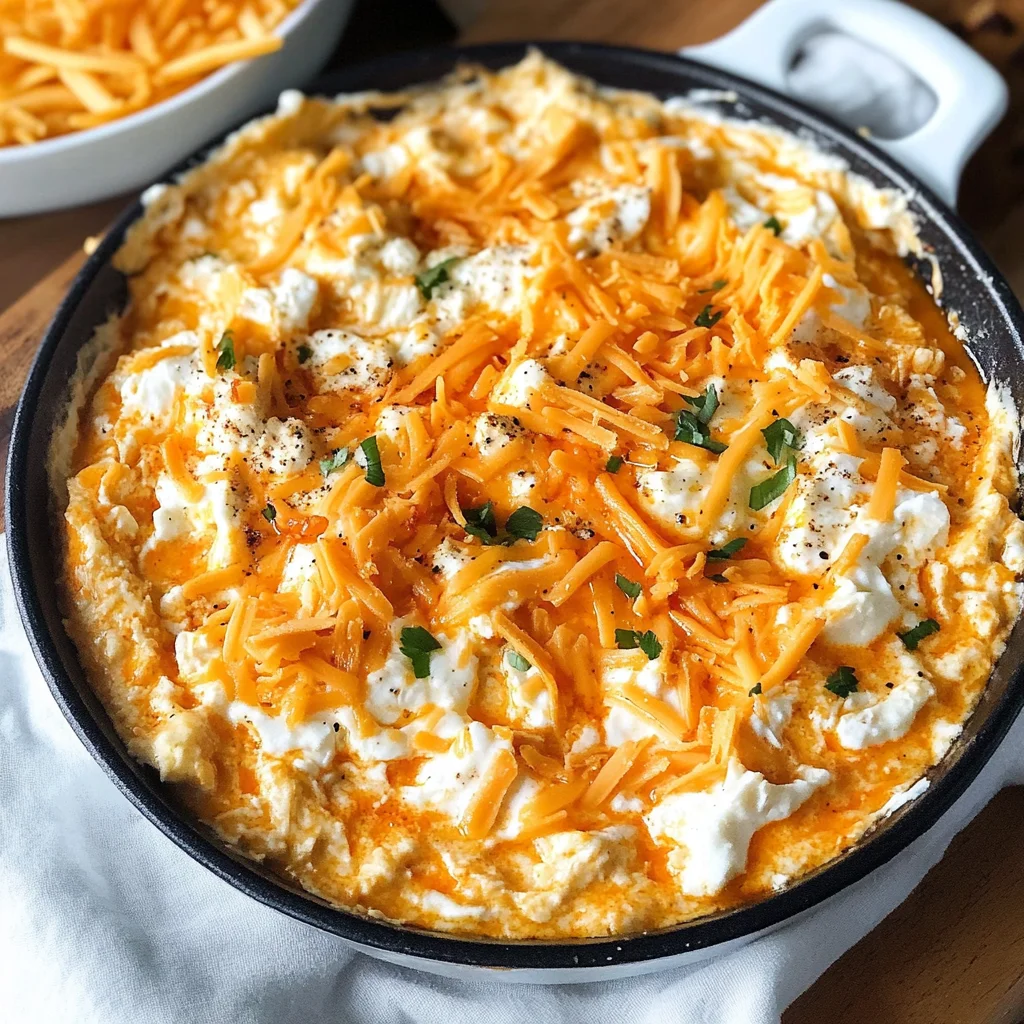 Greek Yogurt Buffalo Chicken Dip without Cream Cheese