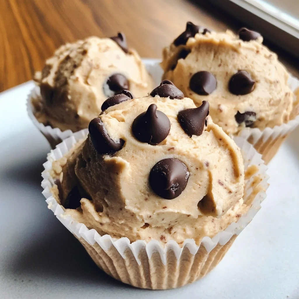 High Protein Yogurt Cookie Dough Cups