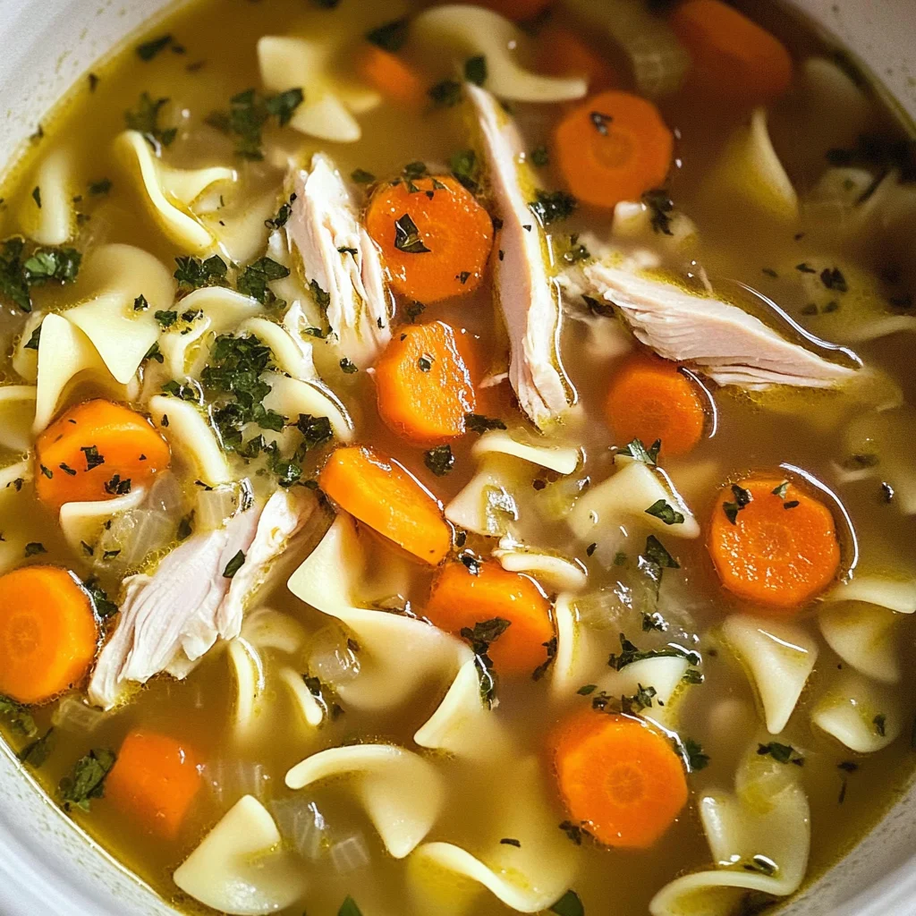 Homestyle Chicken Noodle Soup