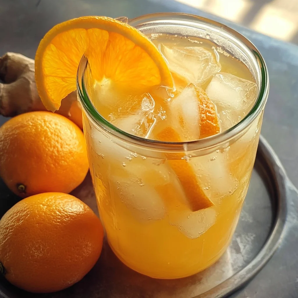 Iced Orange Ginger Green Tea
