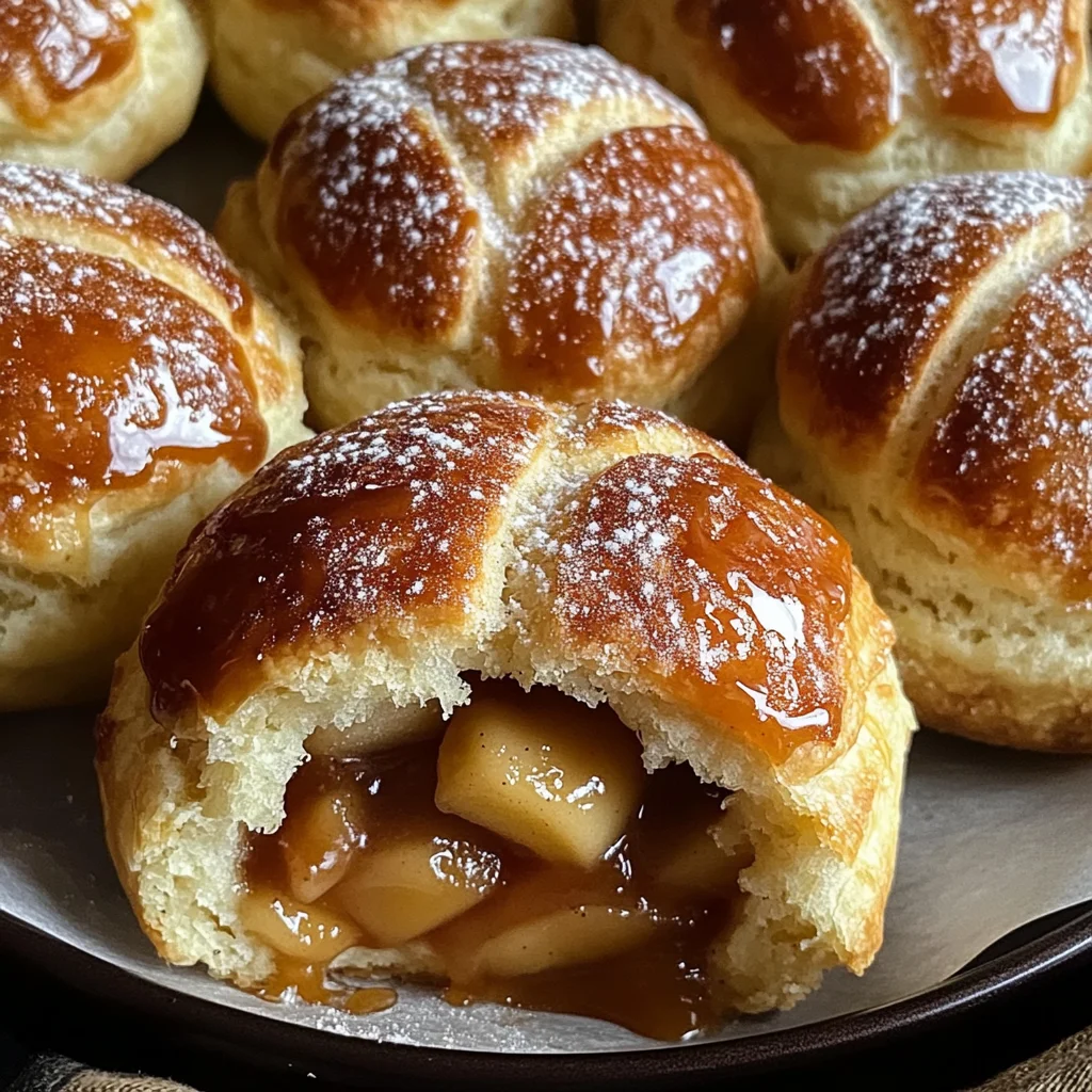 Mouthwatering Caramel Apple Pie Bombs