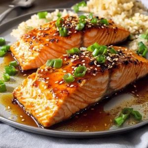 Orange Teriyaki Salmon