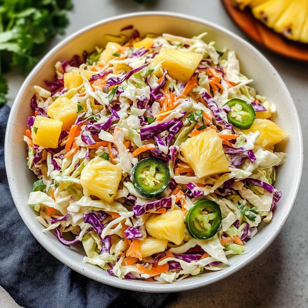 Pineapple Coleslaw