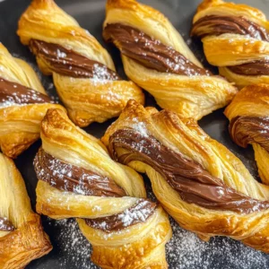 Puff Pastry Nutella Twists
