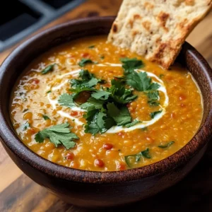 Thai Coconut Red Lentil Soup