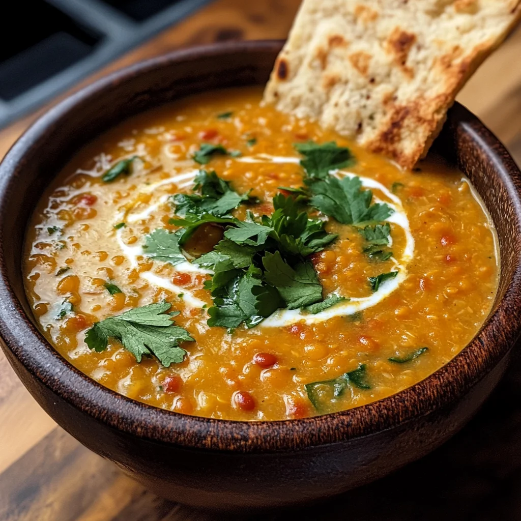 Thai Coconut Red Lentil Soup