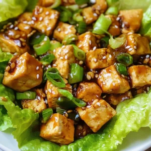 Tofu Lettuce Wraps
