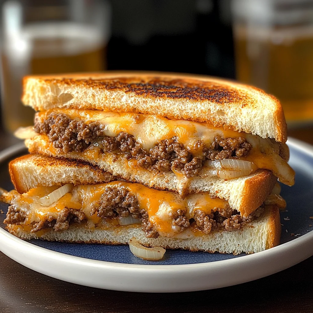 Ultimate Cheesy Ground Beef Melt